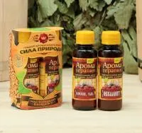 набор ароматизаторов "сила природы" (сосна, ель, эвкалипт), 100 мл банная забава