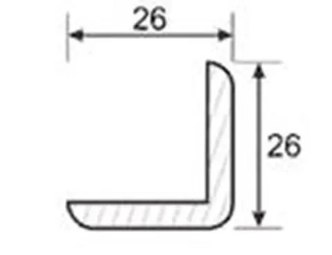 уголок липа в 2,4м