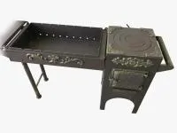 кухня-мангал березка дт-3 эксклюзив