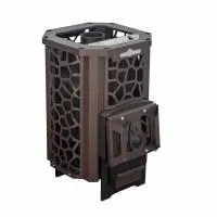 печь для бани сталь-мастер hard 14l пламя со стеклом закр каменка дровяная #