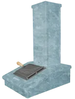 облицовка на трубу gfs зк 25/30, avangard 30/35/40, гром 30 130х790 3 яруса под шибер