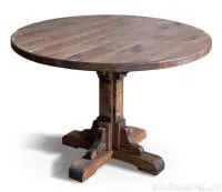 стол №6 круглый 110х77 (массив сосны, старение), палисандр, ирб