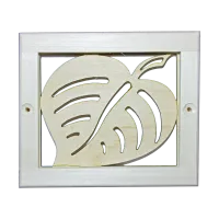 вентиляционная решетка "кленовый лист", 145*125мм банный эксперт