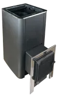 печь для бани термофор олимп carbon 26 с чуг.дверцей без стекла антрацит#
