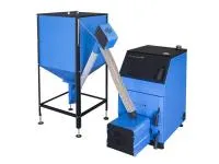 горелка пеллетная zota "fox" 5-25 (горелка+пу+механизм+бункер)