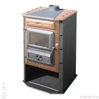 печь-камин tim sistem magic stove коричевая