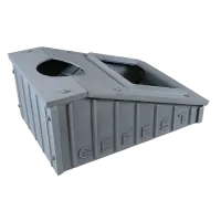 короб чугунный gfs для банной печи 18 м зк ураган 830*