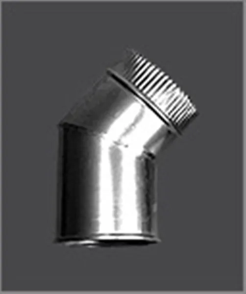 колено феррум угол 135° нержавеющее (430/0,5 мм) ф140 #