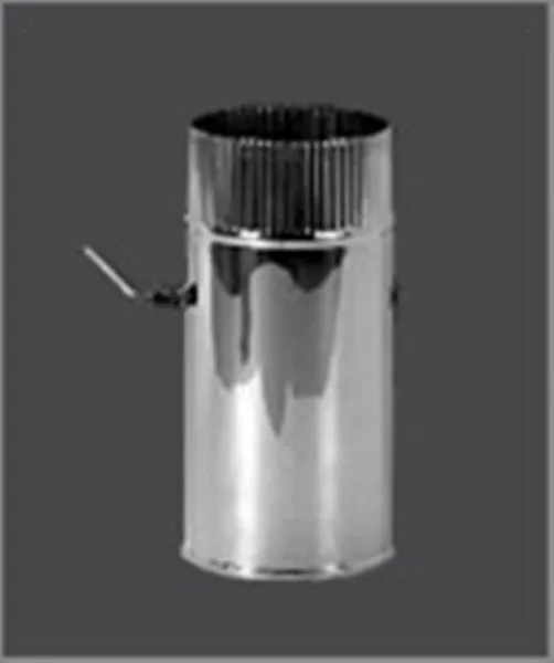 заслонка феррум (шибер поворотный) нержавеющая (430/0,5мм) ф140 #