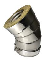 колено craft утепленное угол 135° нержавеющее (316/0,5/304/0,5мм), ф120/220, по воде#
