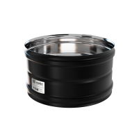 адаптер craft мм для печи нержавеющий (316/0,8) ф200 черный